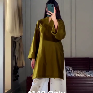 🌿 Minimal Grace Kurti & Palazzo Set 🌿